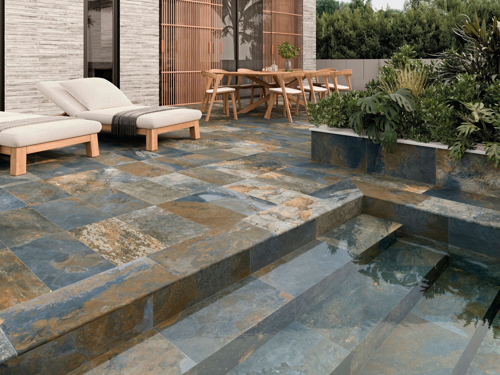 Carrelage ext&eacute;rieur Riedisheim